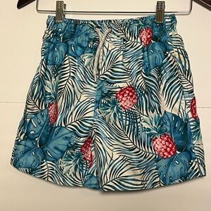 Endless Summer Swim Shorts Boys Size 12 Pink Pineapples Swim Trunk Shorts